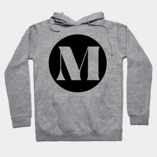 M (Letter Initial Monogram) Hoodie